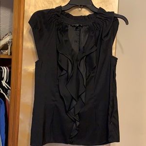 Express sleeveless black blouse top